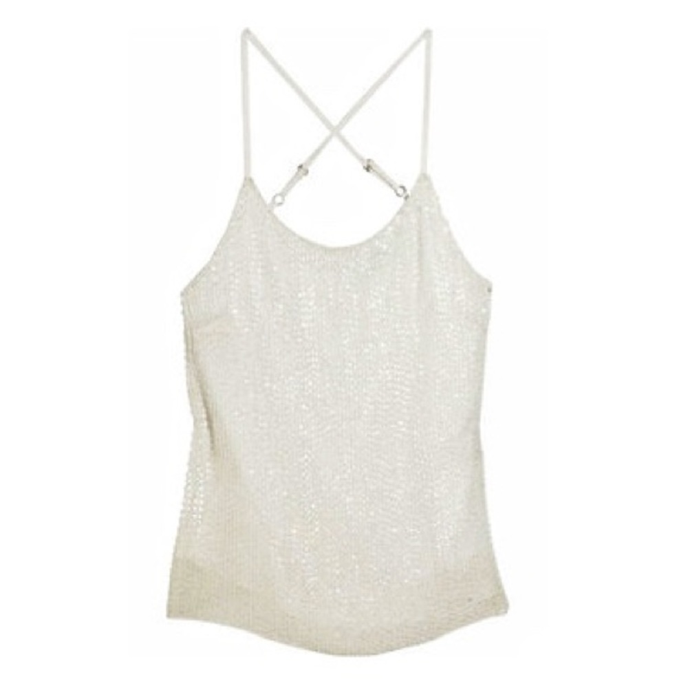 Alice & Olivia Anisa Beaded Camisole / Tank Top